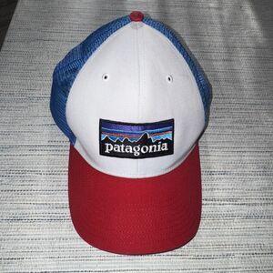 Patagonia Hat Cap Snap Back Trucker Mesh Patch Outdoor Hiking Mens